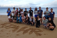 CTAHR students for Maui Meaningful Experience